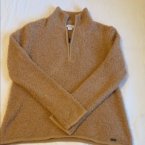 Natural Reflections Warm Tan Cowl Neck Sweater